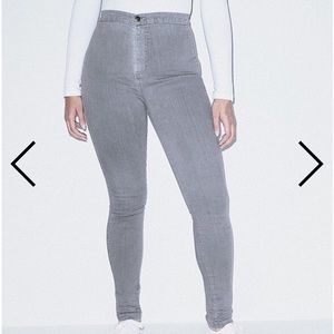 American Apparel Grey Easy Jeans